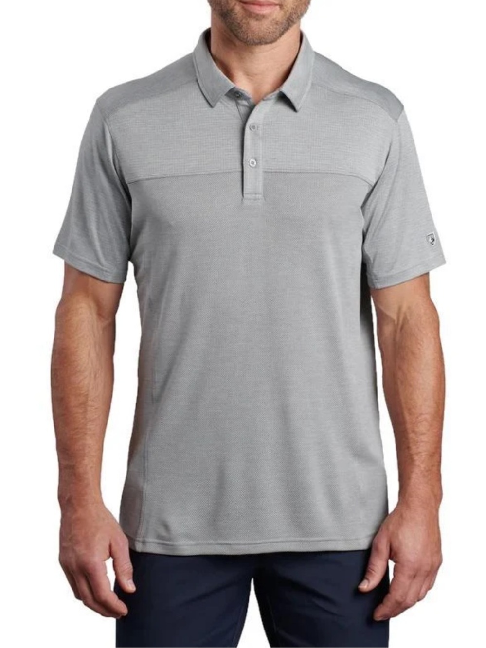 Kuhl Men's Gray Engineered Polo Performance Shirt Size XL UPF 30+ Golf  Outdoors